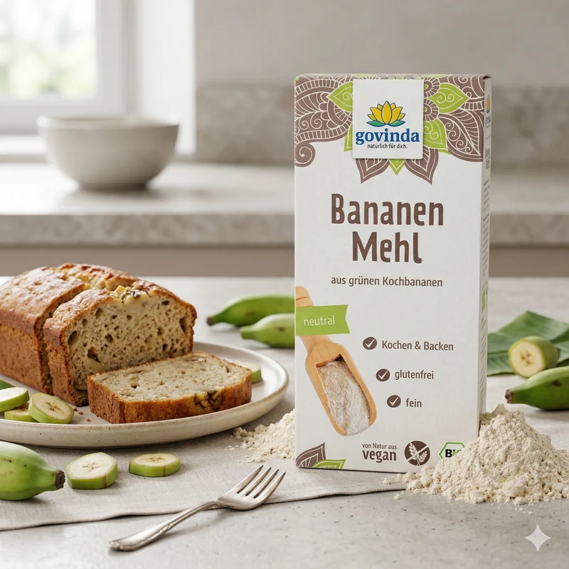 Govinda Bananenmehl aus grünen Kochbananen glutenfrei - 350g