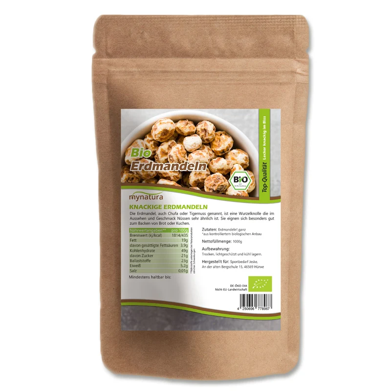 Mynatura Bio Erdmandeln ganz - 1kg