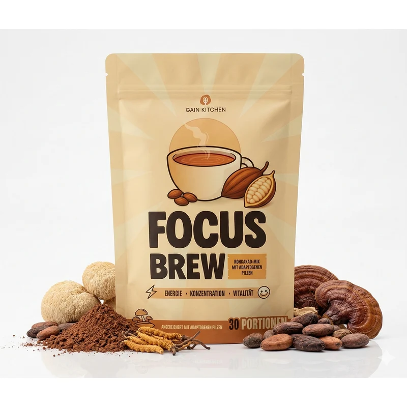 Focus Brew von Gain Kitchen – die natürliche Kaffee Alternative 210g