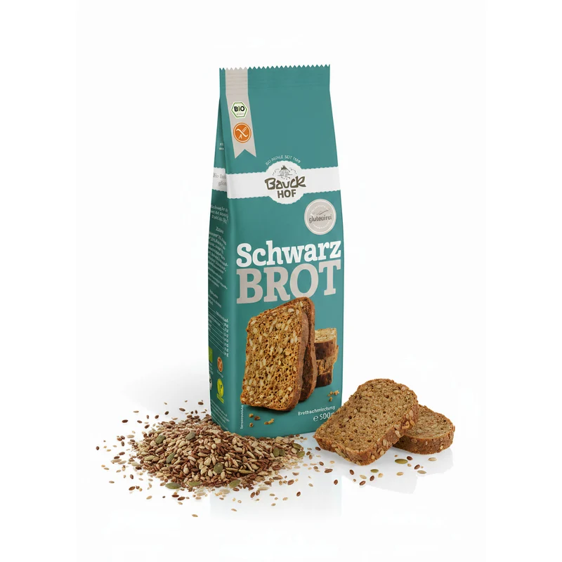 Bauckhof Bio Schwarzbrot Backmischung - 500g