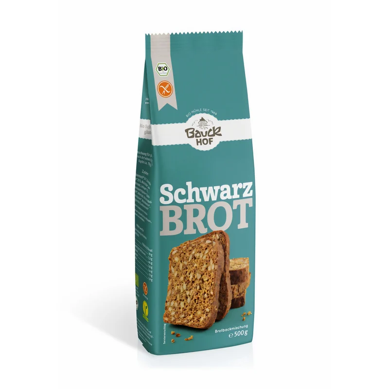 Bauckhof Bio Schwarzbrot Backmischung - 500g