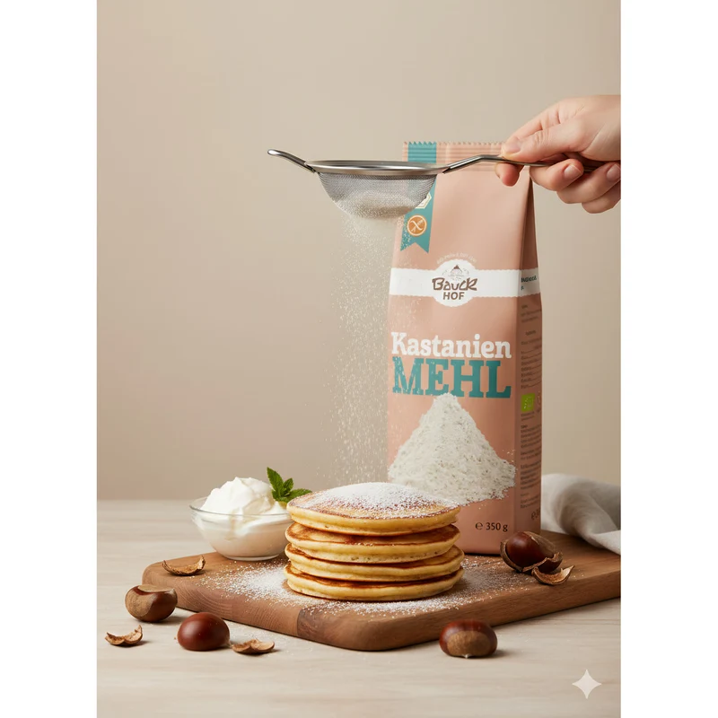 Bauckhof Bio Kastanienmehl Backmischung glutenfrei - 350g