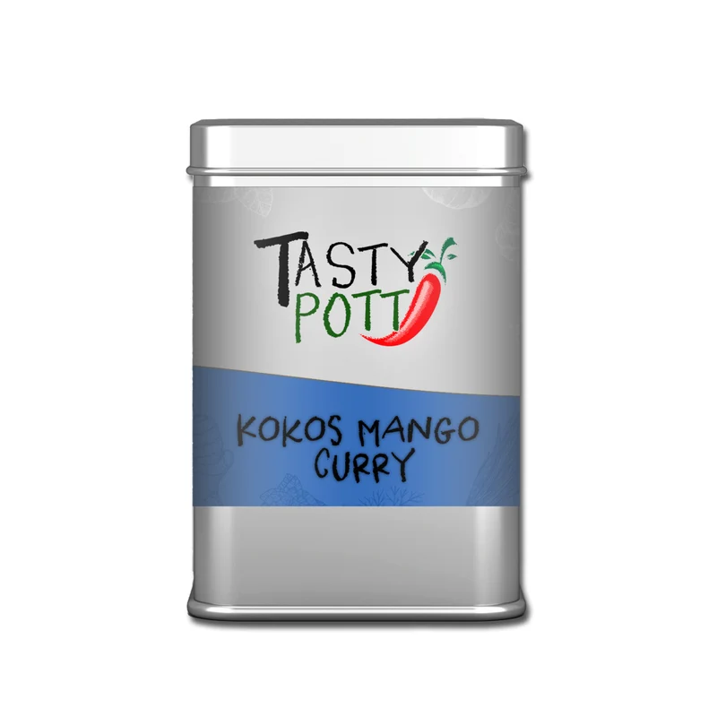 Tasty Pott Kokos Mango Curry Gewürz - 75g Dose