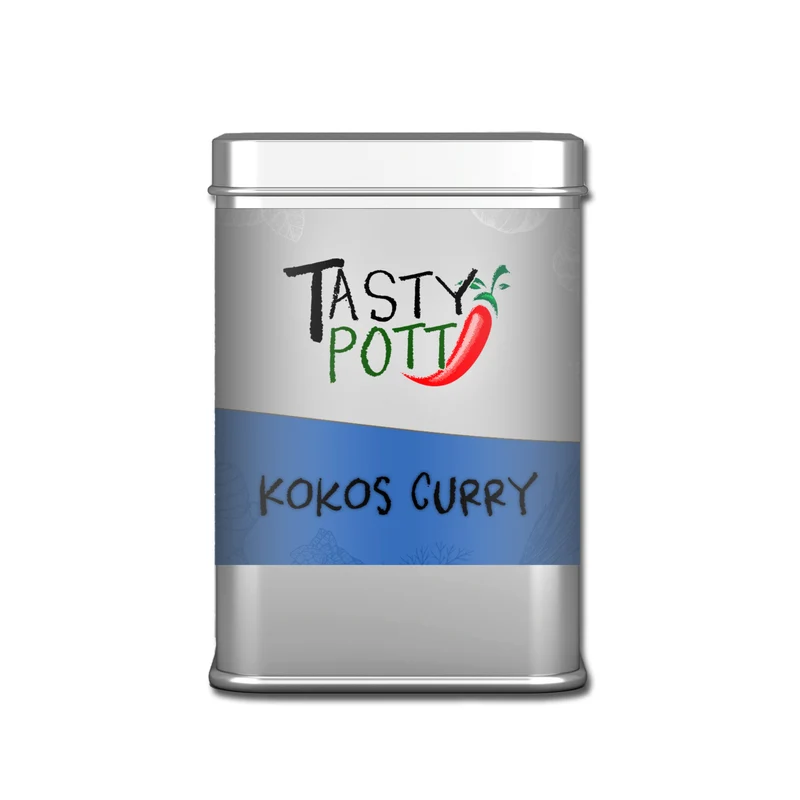 Tasty Pott Kokos Curry Gewürz - 75g Dose