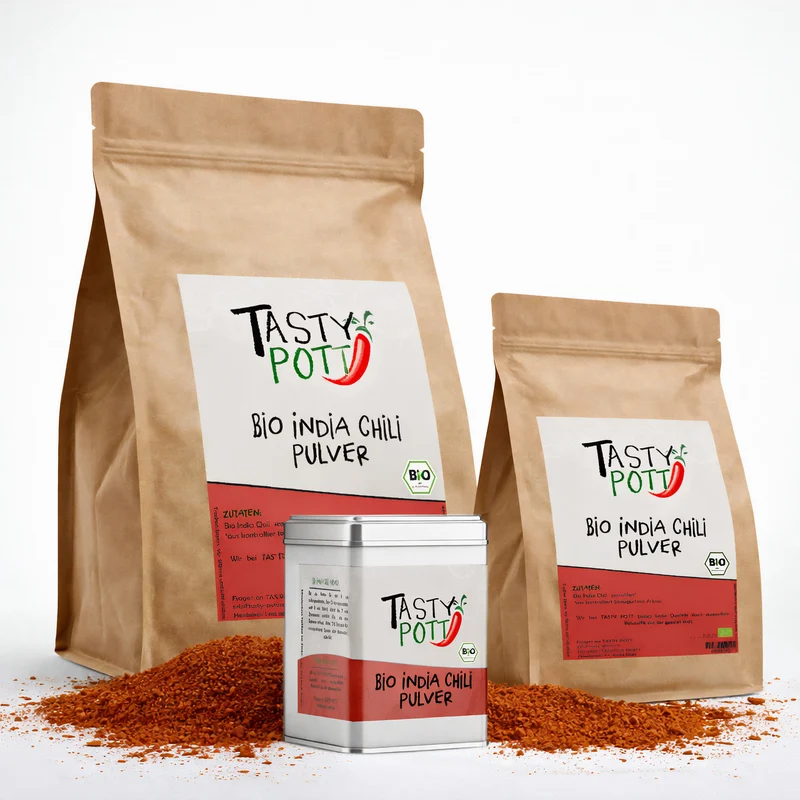 Tasty Pott Bio India Chili gemahlen - im Beutel