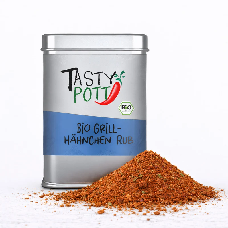 Tasty Pott Bio Grillhähnchen Rub - 100g Dose