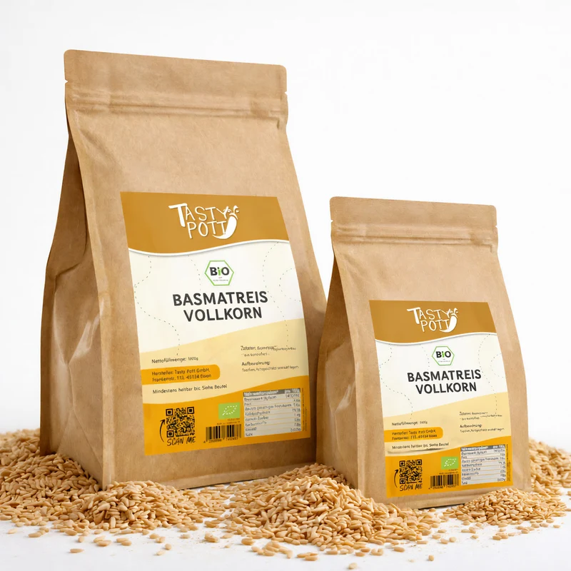 Tasty Pott Bio Basmatireis im Beutel - im Beutel