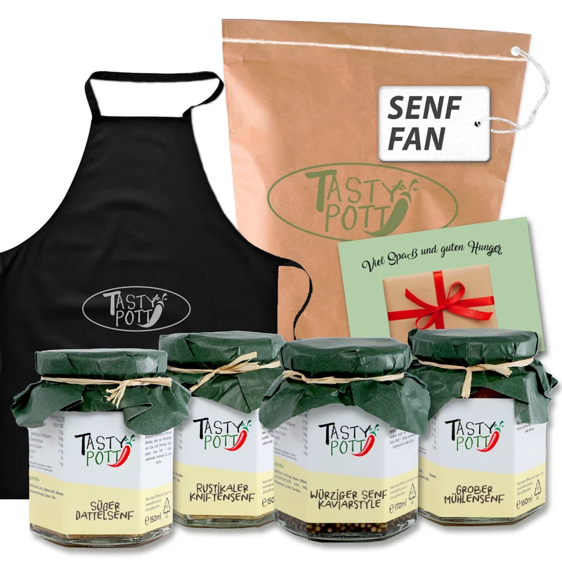 Senf Fan Geschenkset - Set für alle die Senf lieben | Tasty Pott