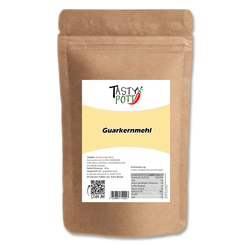 Tasty Pott Guarkernmehl im Beutel