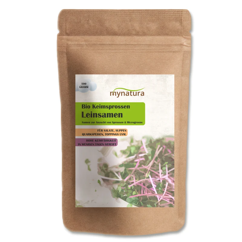Mynatura Leinsamen Keimsprossen - 500g