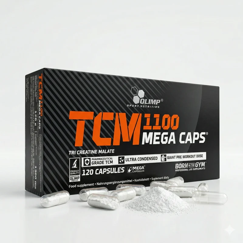 Olimp TCM Mega Caps Creatine - 120 Kaspeln
