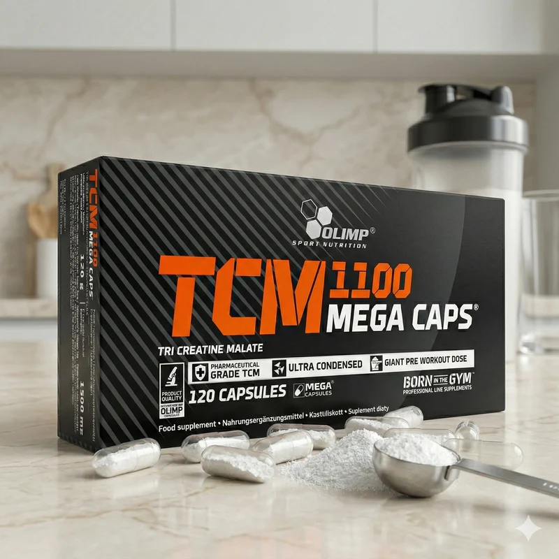 Olimp TCM Mega Caps Creatine - 120 Kaspeln