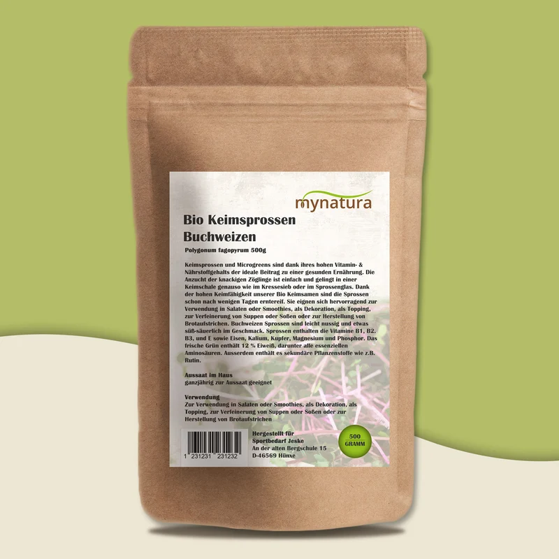 Mynatura Bio Keimsprossen Buchweizen - 500g