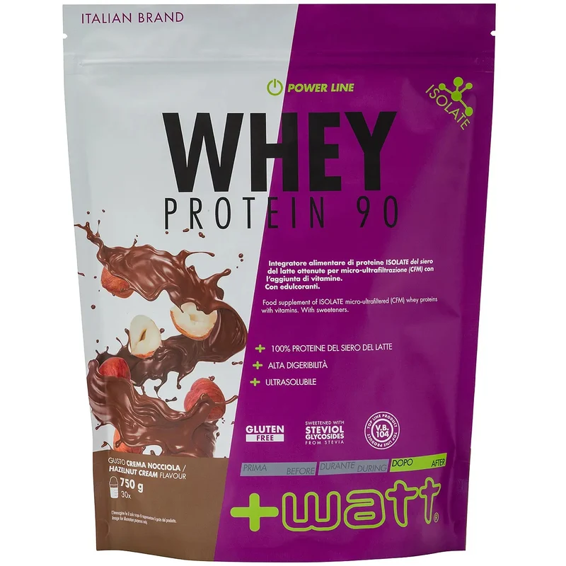 +Watt Whey Protein 90 - 750g busta