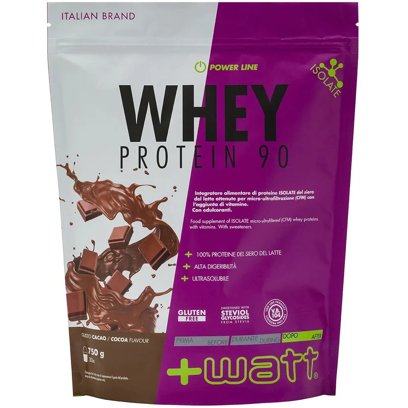 +Watt Whey Protein 90 - 750g busta