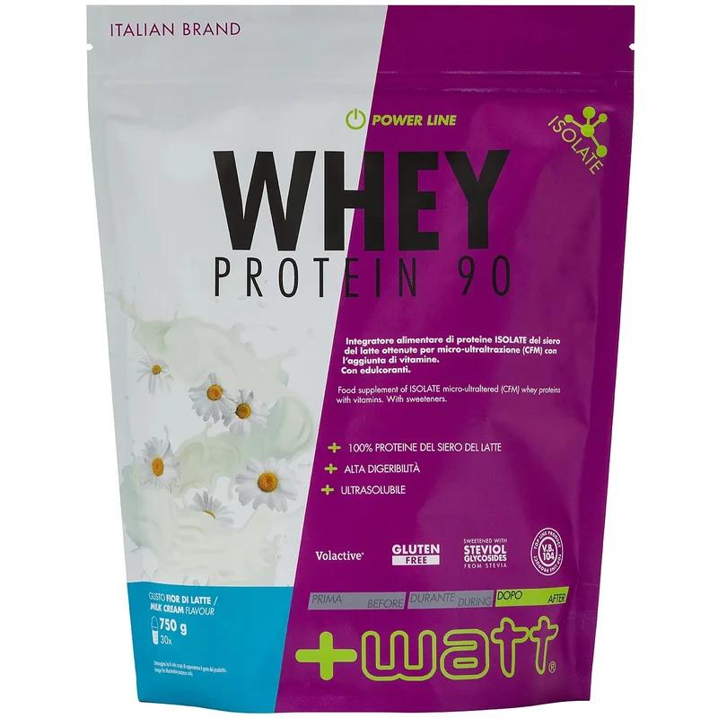 +Watt Whey Protein 90 - 750g busta