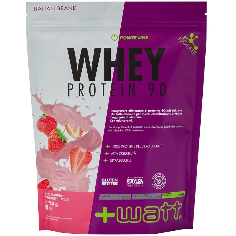 +Watt Whey Protein 90 - 750g busta