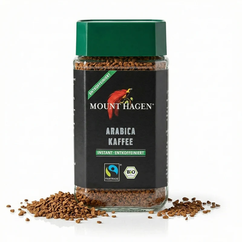 Mount Hagen löslicher Kaffee entcoffeiniert 100g