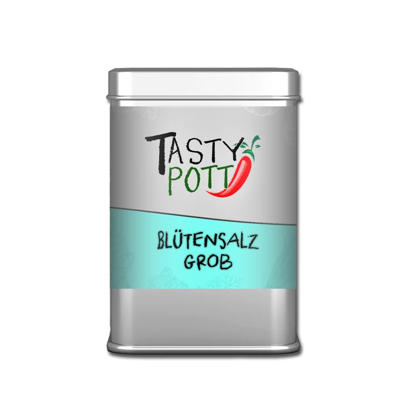 Tasty Pott grobes Blütensalz Salzmischung - 100g Dose