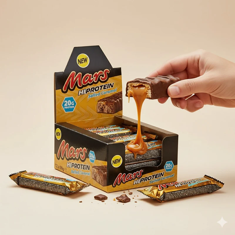 Mars Hi-Protein Bar, Eiweißriegel - 12x 59g Riegel
