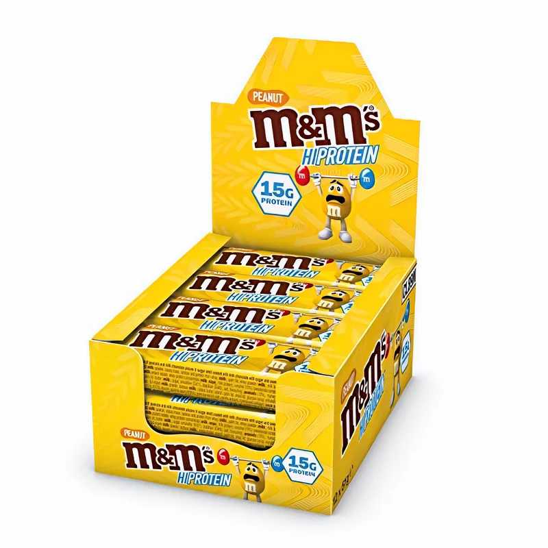 M&M's Protein Bar, Eiweißriegel - 12x 51g Riegel