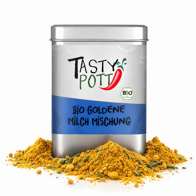 Tasty Pott Bio Goldene Milch Mischung - 80g Dose