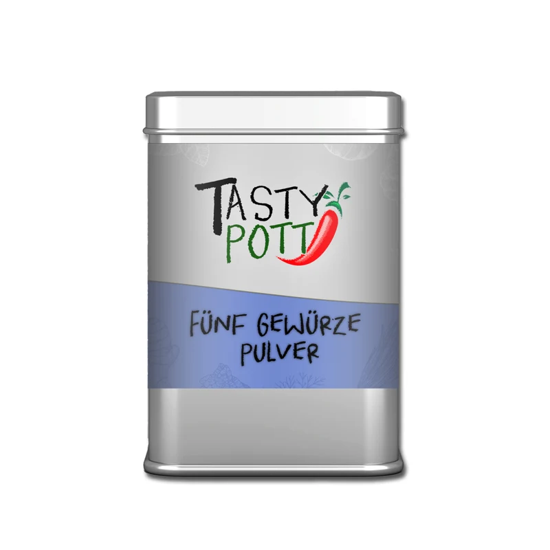 Tasty Pott Fünf Gewürze Pulver Mischung - 80g Dose