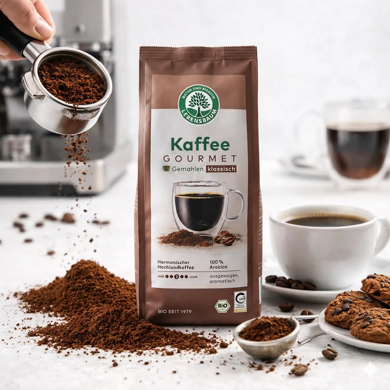 Lebensbaum Bio Kaffee Gourmet - klassisch gemahlen - 500g