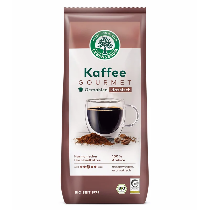 Lebensbaum Bio Kaffee Gourmet - klassisch gemahlen - 500g
