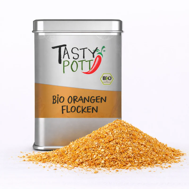 Tasty Pott Bio Orangenflocken - 100g Dose