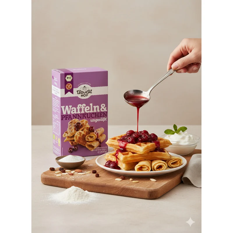 Bauckhof Bio Waffeln & Pfannkuchen glutenfrei 200g