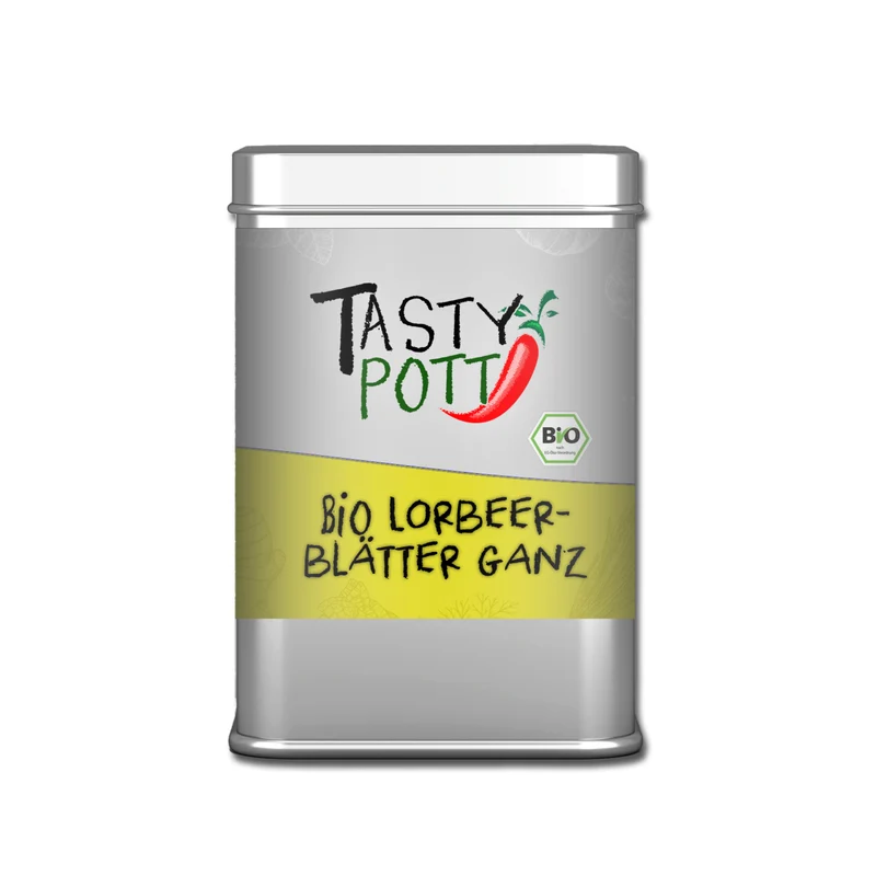 Tasty Pott Bio Lorbeerblätter getrocknet - 5g Dose