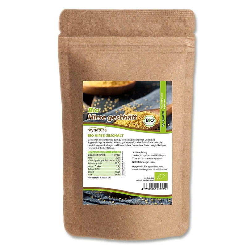 Mynatura Bio Hirse geschält – 1kg