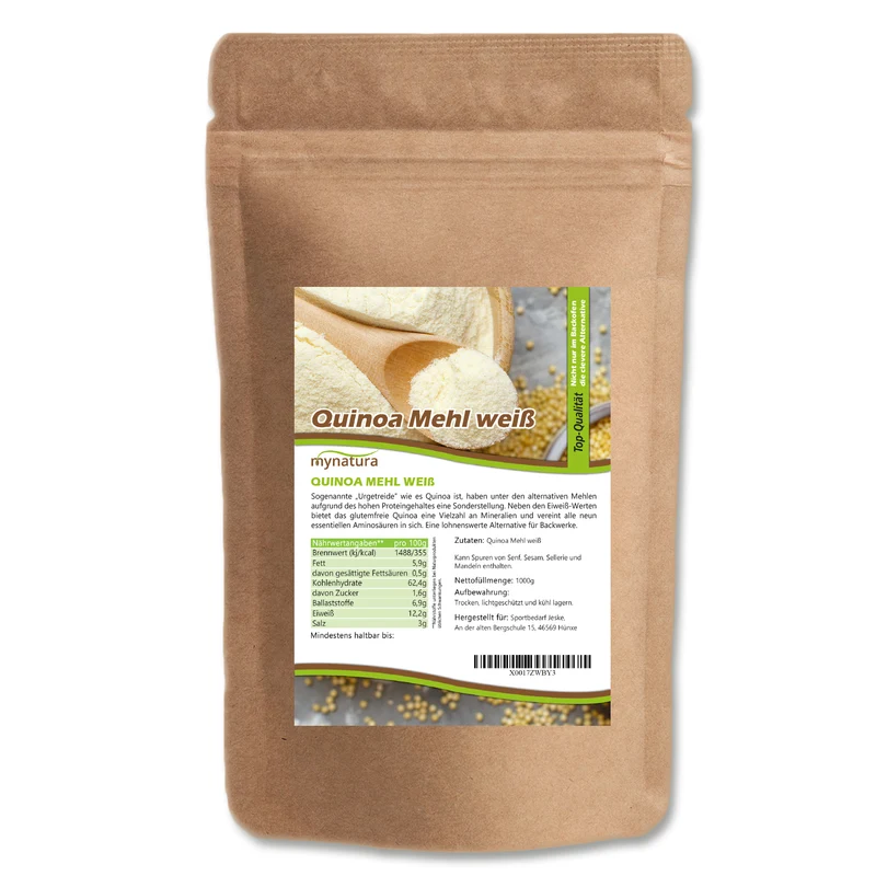 Mynatura Bio Quinoamehl – glutenfreie Mehlalternative - 1kg
