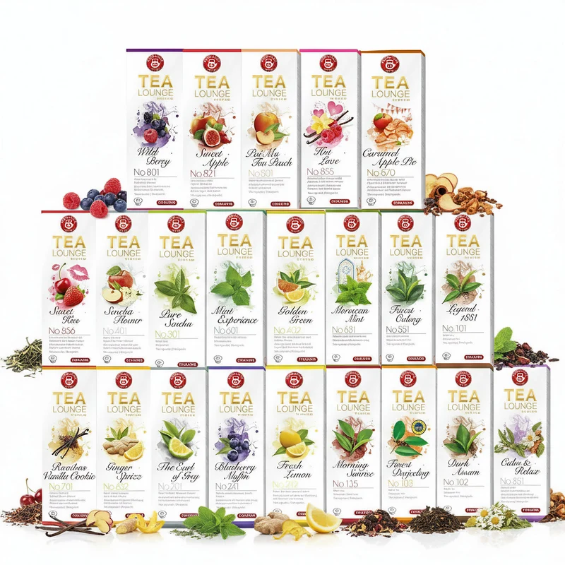 Teekanne Teelounge - 3er Pack - verschiedene Sorten (3x8) Kapseln