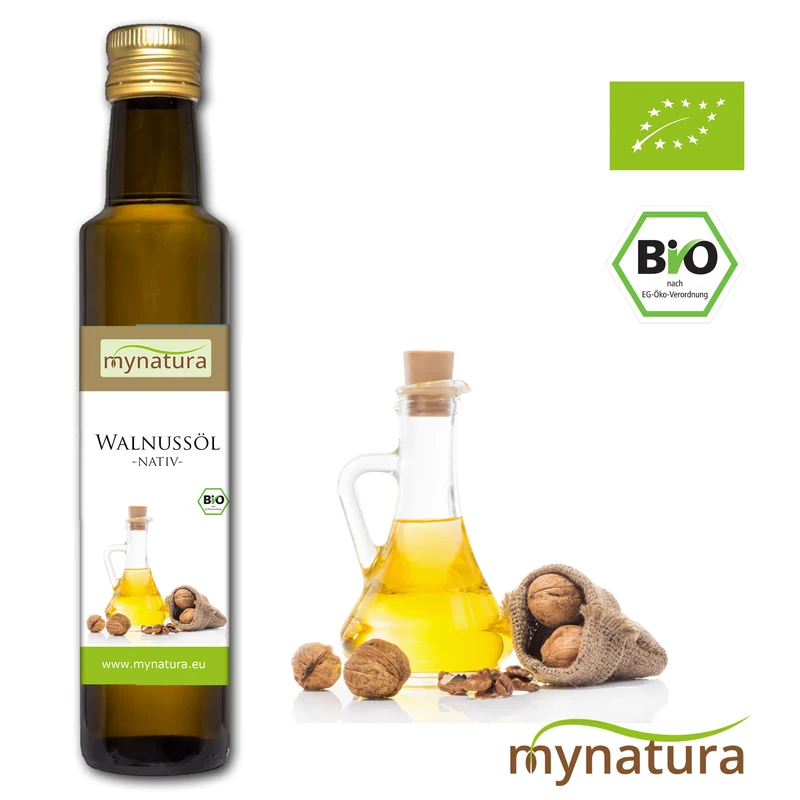 Mynatura Bio Walnussöl – Hochwertiges Pflanzenöl - 250ml