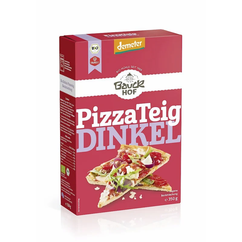 Bauckhof Demeter Bio Dinkel Pizzateig Mischung - 350g
