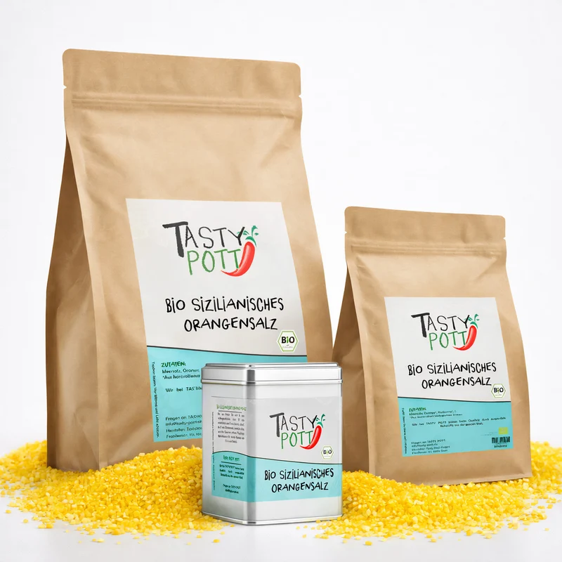 Tasty Pott sizilianisches Bio Orangensalz - im Beutel