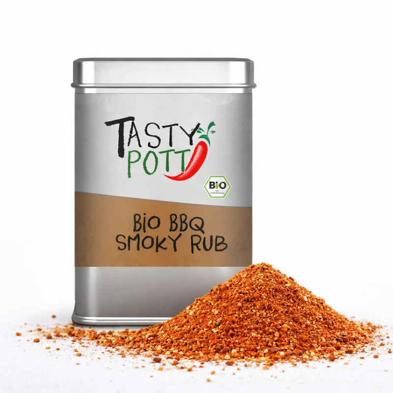 Tasty Pott Bio Smoky BBQ Rub Grillgewürz - 100g Dose