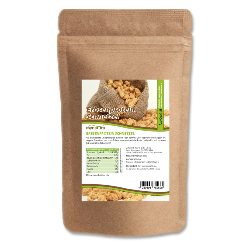Mynatura Erbsenprotein Schnetzel - 600g Beutel