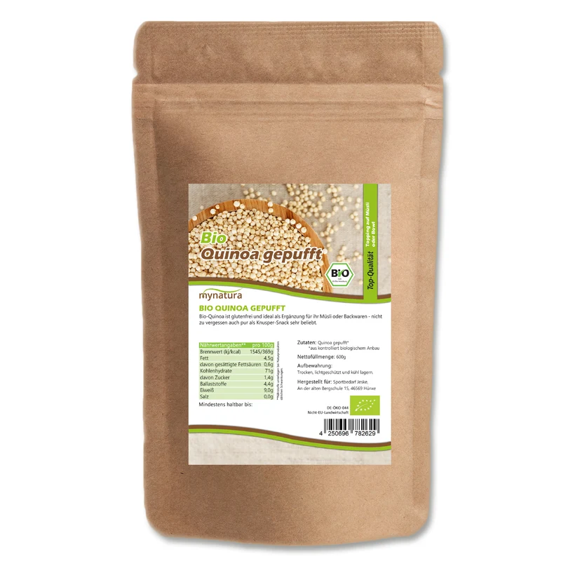 Mynatura Bio Quinoa gepufft - 600g Beutel
