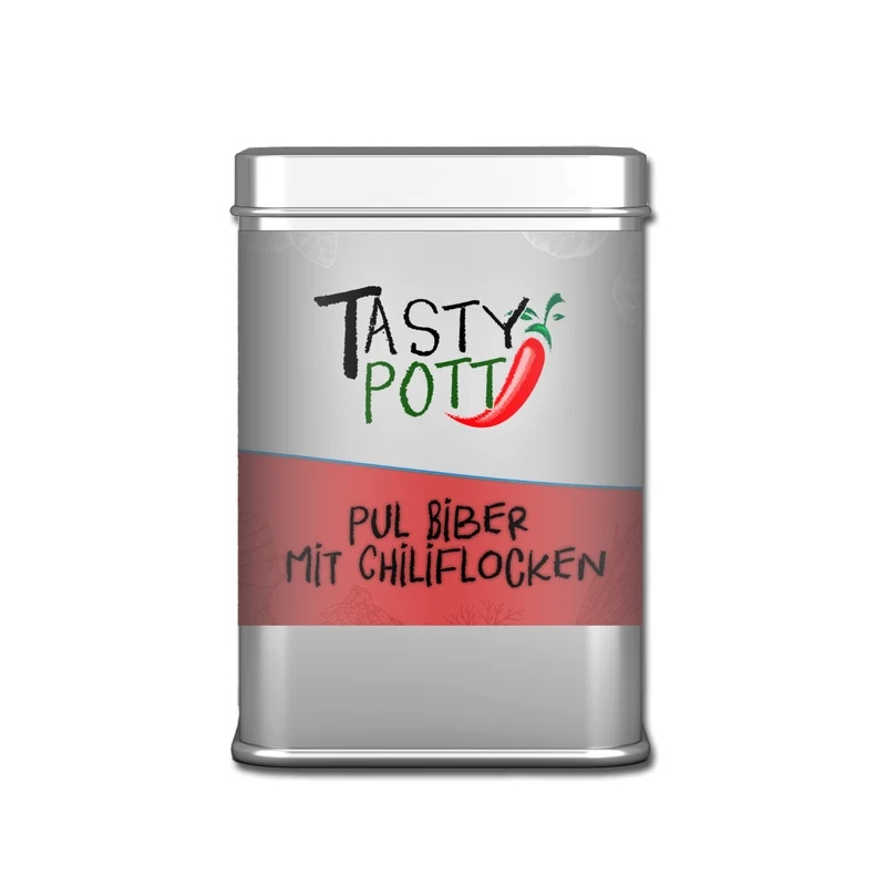 Tasty Pott Pul Biber mit Chiliflocken 50g Dose