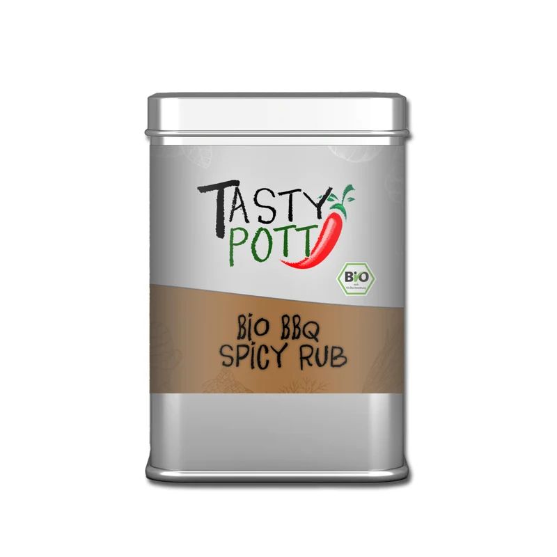 Tasty Pott Bio BBQ Rub Spicy - Gewürzmischung - 100g
