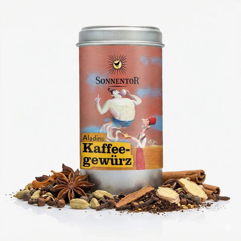 Sonnentor Bio Aladins Kaffeegewürz Vorrat (6x 35g)