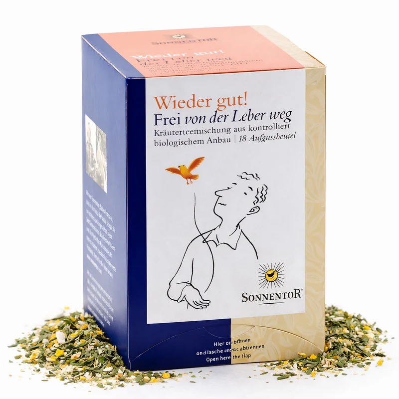 Sonnentor Bio Tee "Frei von der Leber weg" - Wieder gut! - 6x27g