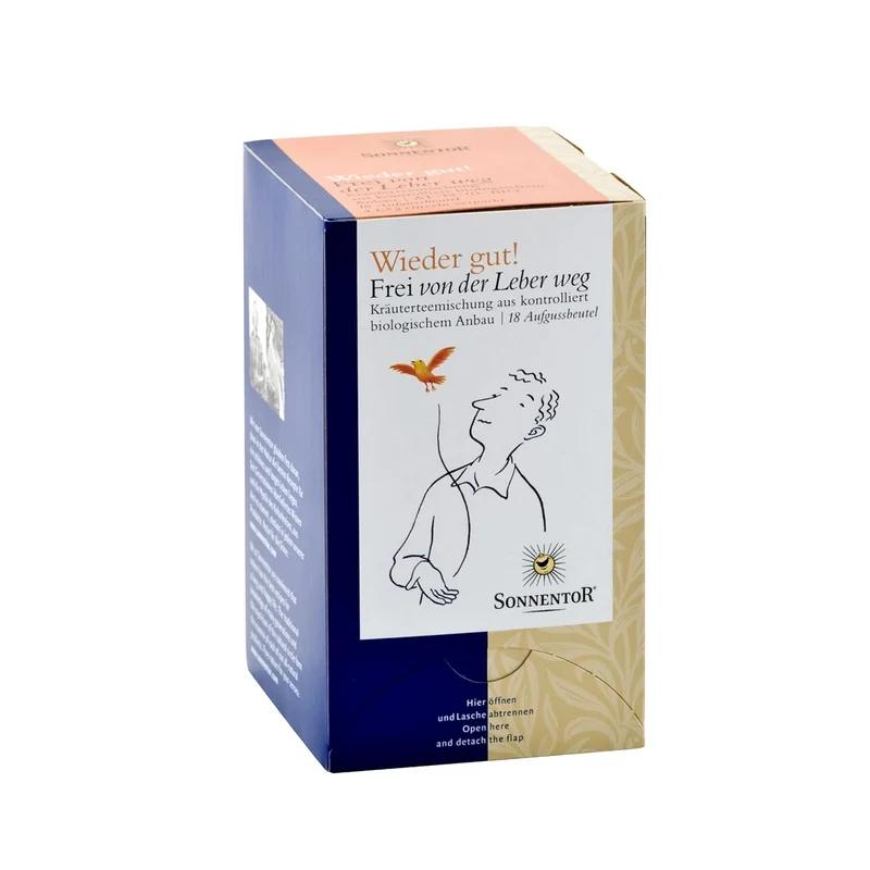 Sonnentor Bio Tee "Frei von der Leber weg" - Wieder gut! - 6x27g