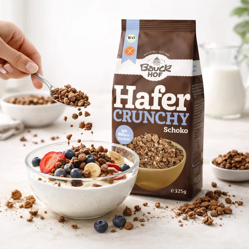 Bauckhof Bio Hafer Crunchy Schoko
