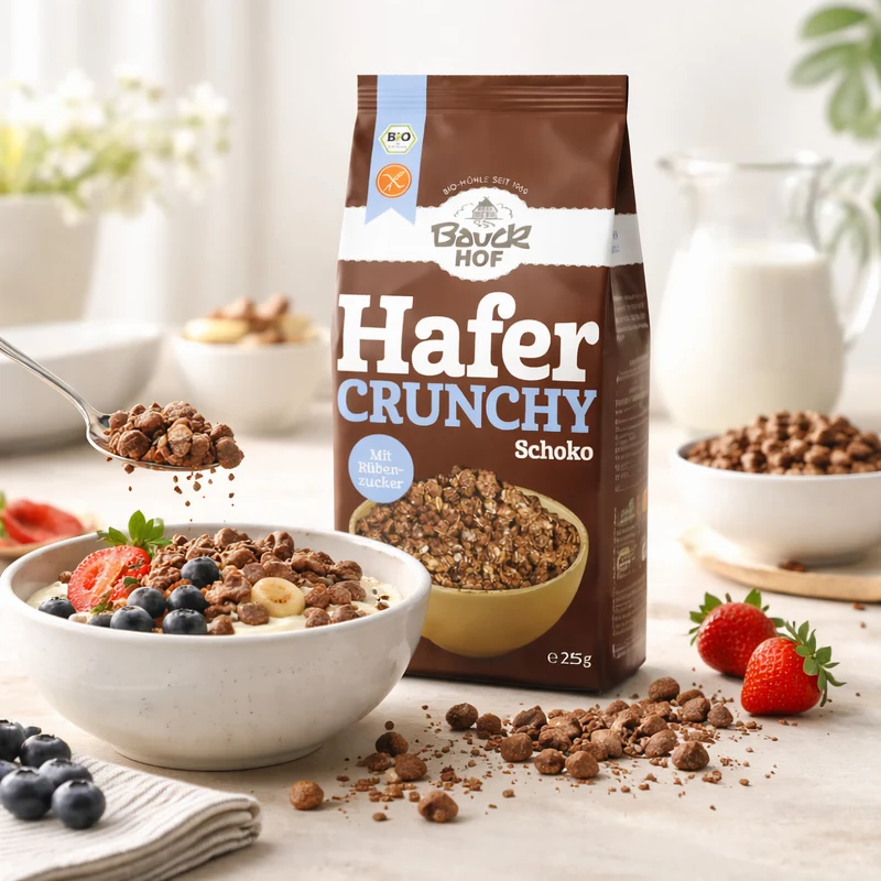 Bauckhof Bio Hafer Crunchy Schoko