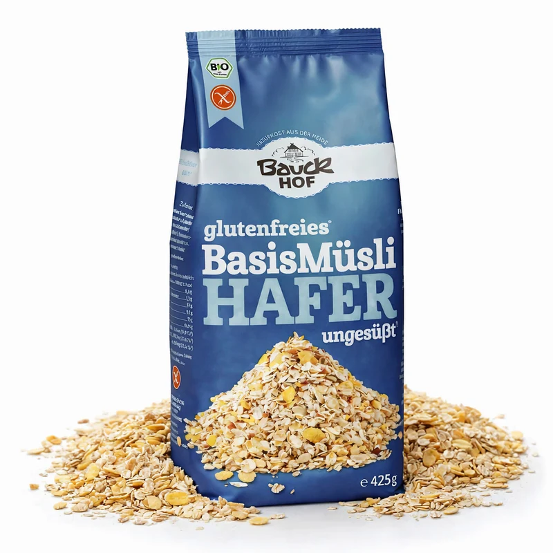 Bauckhof Bio Hafermüsli Basis glutenfrei