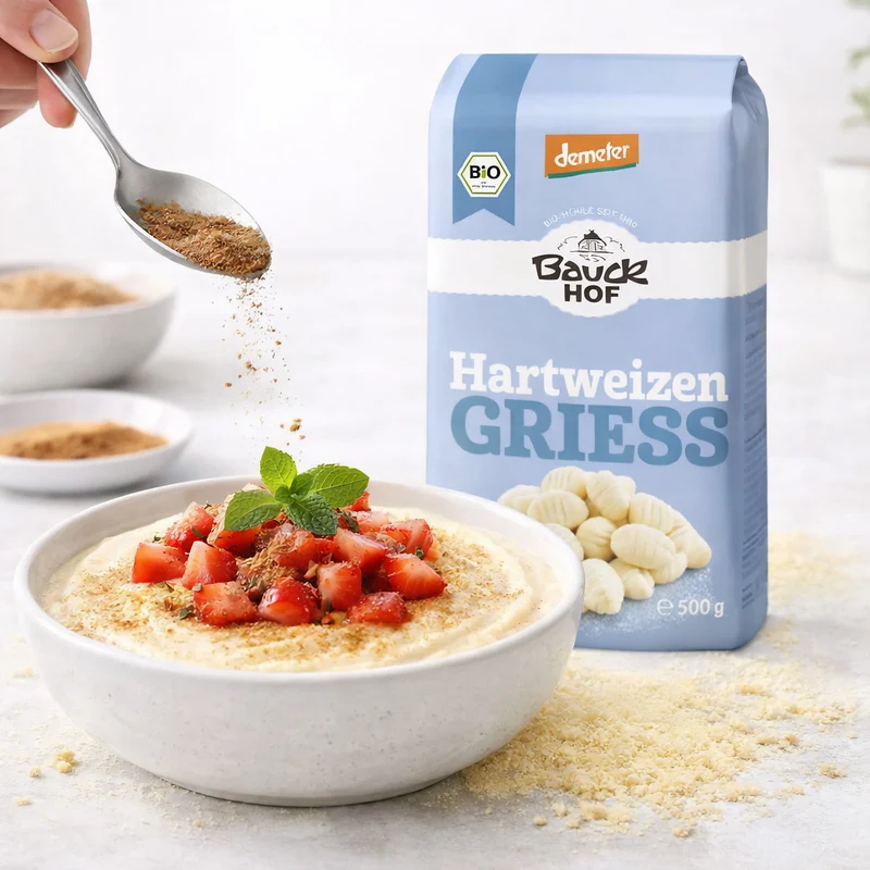 Bauckhof Bio Hartweizen Grieß
